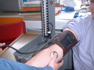 Bilde av måling av blodtrykk