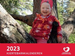 Forsiden av Hjertebarnkalenderen 2023