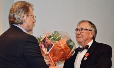 Illustrasjonsbilde: Harald Lindberg er tildelt Kongens fortjenestemedalje